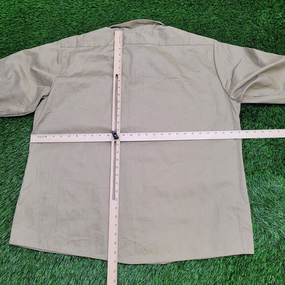 Vintage 70s Big-Ben Wrangler Button Shirt 2XL 27x31 Utility - Picture 4 of 10